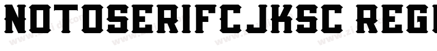 NotoSerifCJKsc Regul字体转换